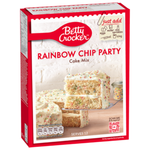Rainbow Chip Party Cake Mix 425g