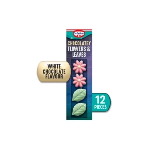 Dr Oetker 11 White Chocolate Flowers & Leaves