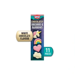 Dr. Oetker 11 White Chocolate Unicorns & Rainbows