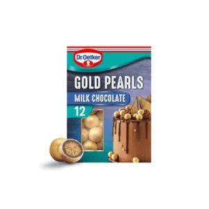 Dr Oetker 12 Milk Chocolate Gold Pearls