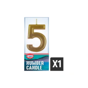 Dr. Oetker Number 5 Candle